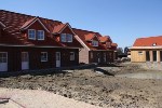 Bautenstand Ferienhäuser im Feriendorf Robbenplate an der Nordsee am 01.04.2013