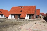 Bautenstand Ferienhäuser im Feriendorf Robbenplate an der Nordsee am 01.04.2013