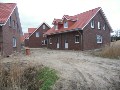 Bautenstand des Feriendorfs Robbenplate an der Nordsee am 11.01.2013