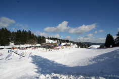 Lage der Ferienresidenz Grafenmatt im Schwarzwald auf dem Feldberg im Winter