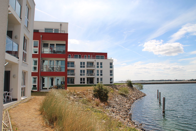 Bautenstand am 20.August 2022, 3. und 4. Bauabschnitt der Residenz Bollwark in Olpenitz-Hafen, Ostsee