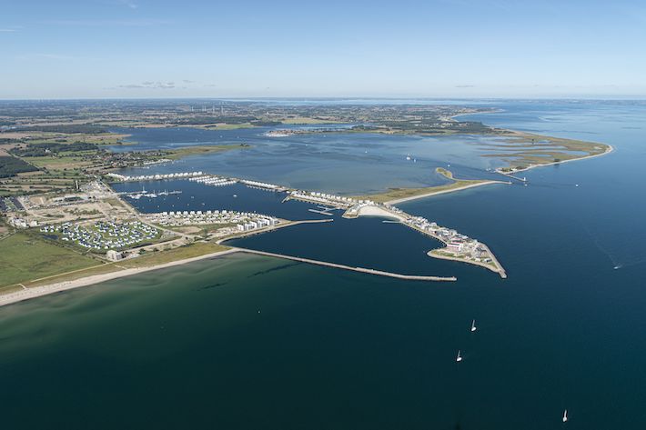 Luftbild Olpenitz-Hafen, Ostsee