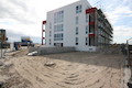 Bautenstand am 7. September 2019, Residenz Bollwark in Olpenitz-Hafen, Ostsee