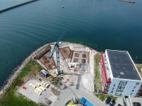 Bautenstand am 05.Juni 2021, 3. und 4. Bauabschnitt der Residenz Bollwark in Olpenitz-Hafen, Ostsee
