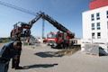 Feuerwehrübung am 18. Mai 2018, Residenz Bollwark in Olpenitz-Hafen, Ostsee