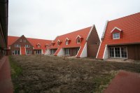 Bautenstand des 5. Bauabschnitts im Seepark Burhave an der Nordsee