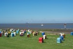 Der Strand der Nordsee in Burhave