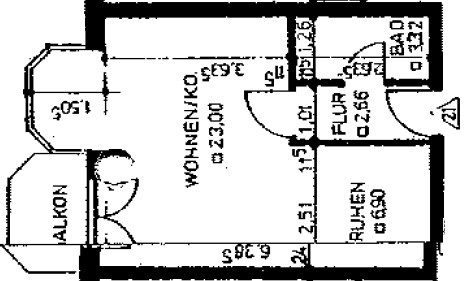 Grundriss des Objektes