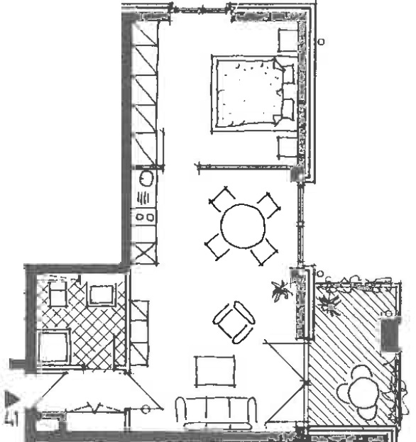Grundriss des Objektes