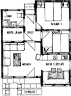 Grundriss des Objektes