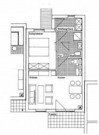 Grundriss des Objektes