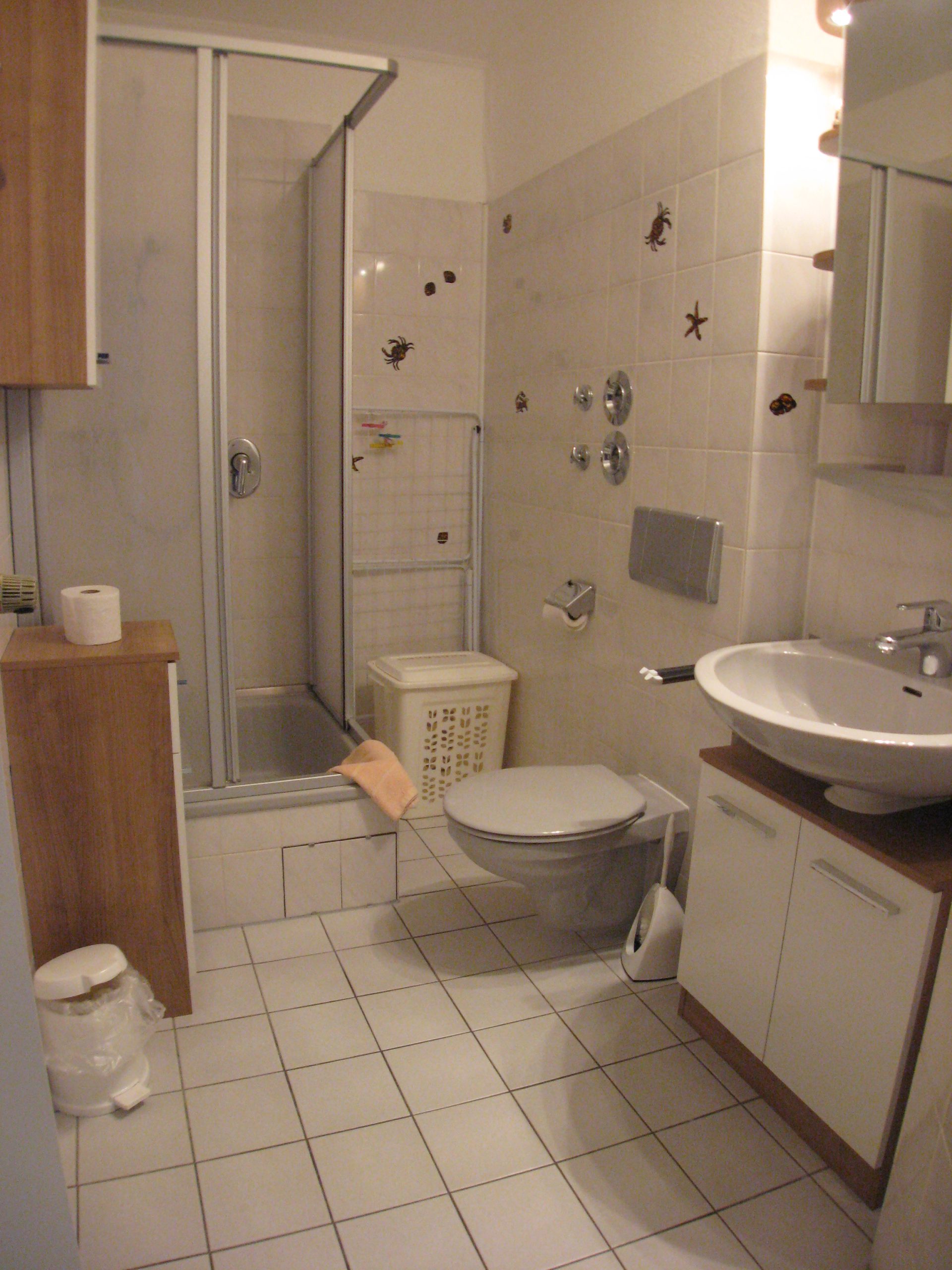 PAS-3.20-Badezimmer-4 voll eingerichtetes Einraum-Appartement