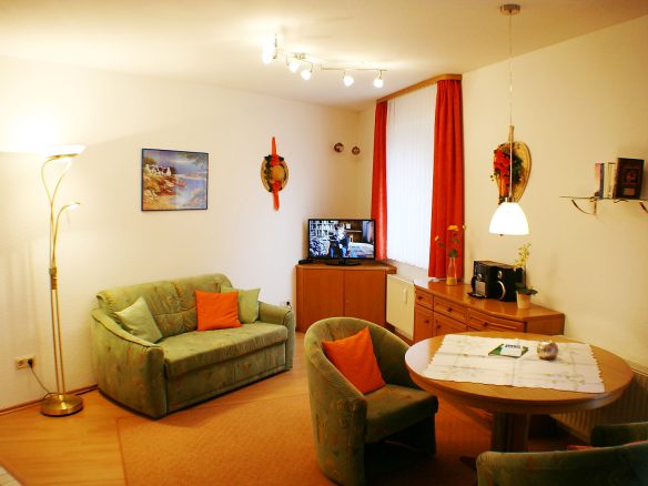 voll eingerichtetes Einraum-Appartement 