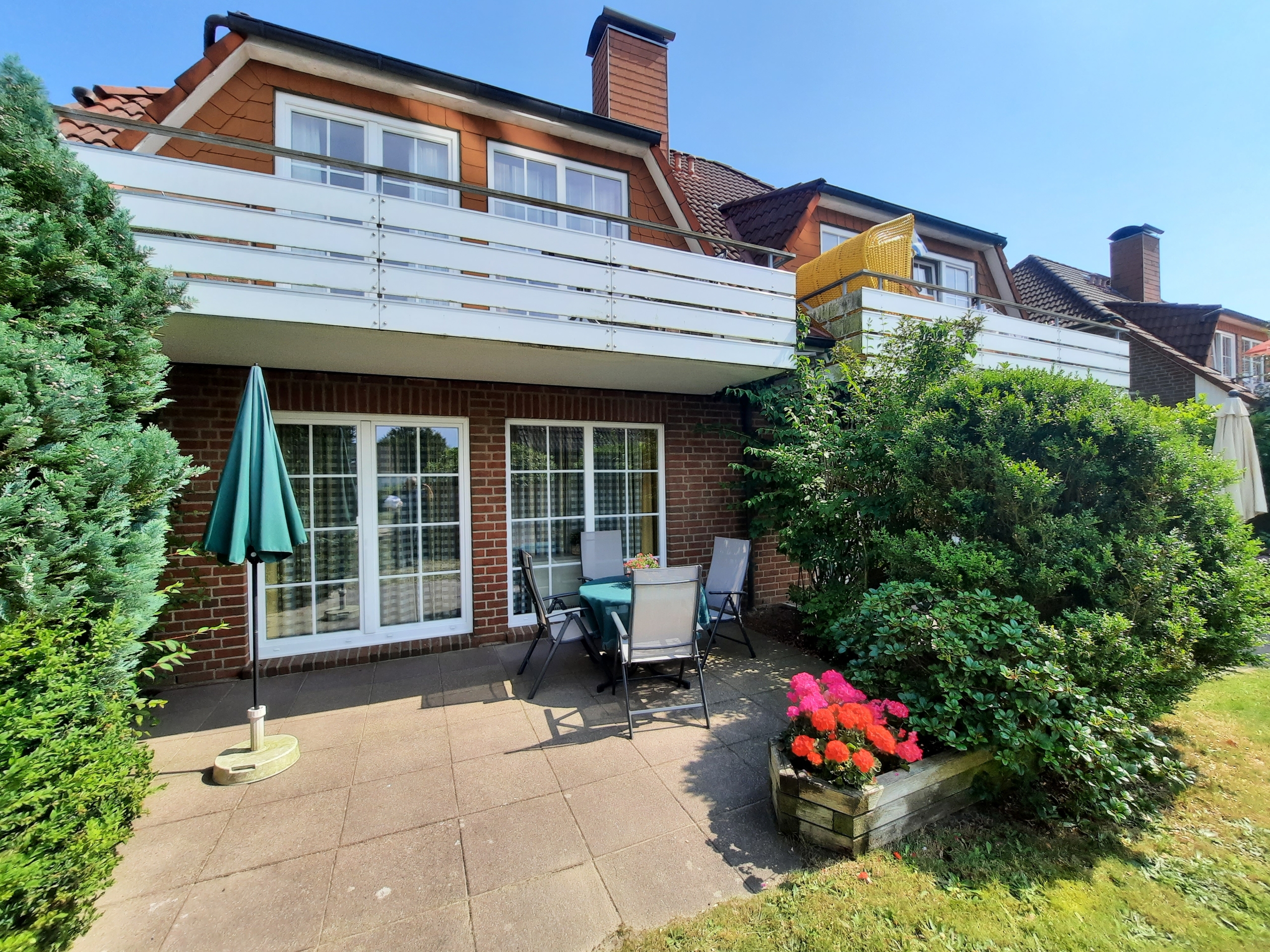 VOG 2.05 – Ruhig und dennoch zentral gelegen – kleine 3-Raum-Wohnung mit Terrasse im Friesenhaus